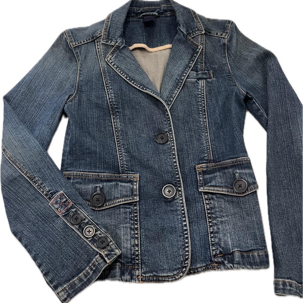 Gap Denim Blazer Size 4